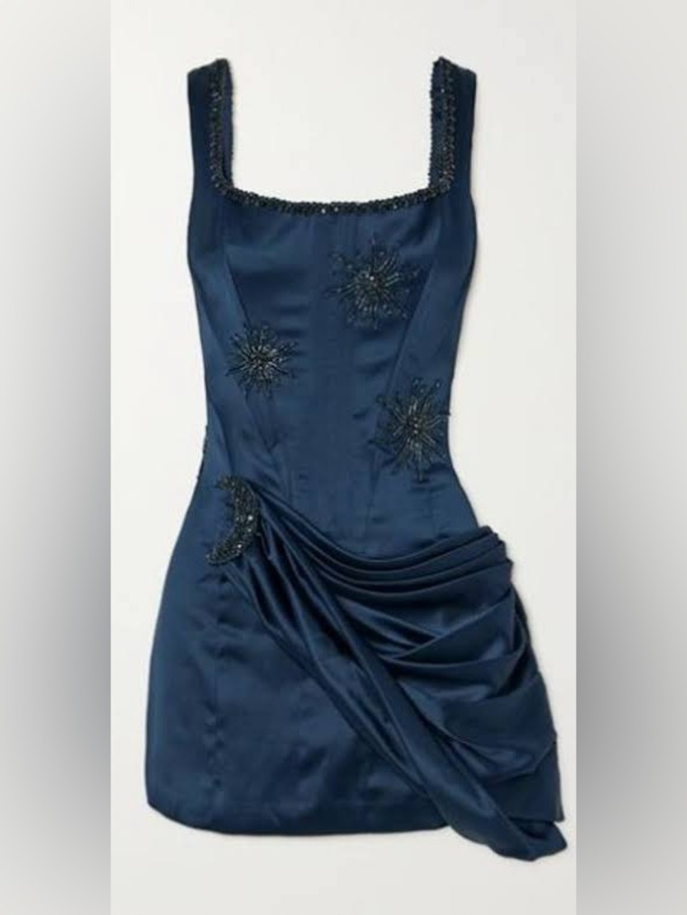 Clio Peppiatt Lapis dress in Navy Blue size small NWT